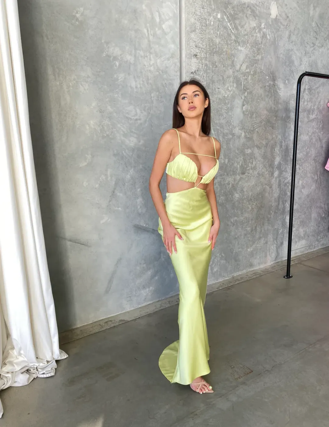 Lexi Leia Maxi Formal Dress Mojito Size 8 for rent on The Volte - main image