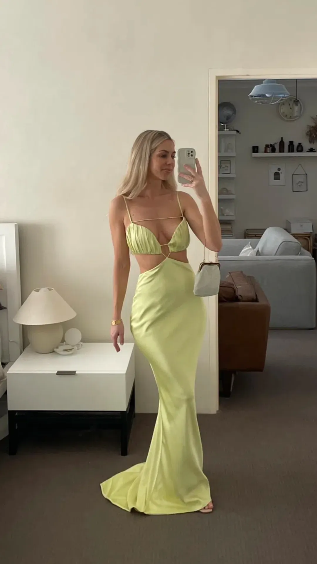 Lexi Leia Maxi Formal Dress Mojito Size 8 for rent on The Volte - main image