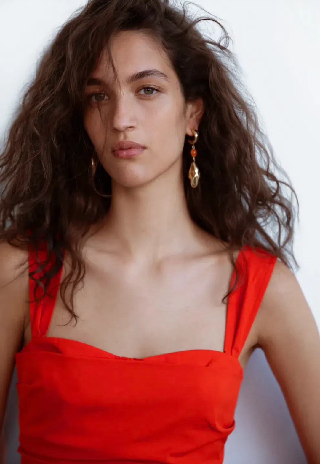 Sir The Label Dahlia Balconette Gown Tangerine Size 10 for rent on The Volte - main image