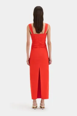 Sir the Label Dahlia Balconette Gown Tangerine Size 4 / AU 14 for rent on The Volte - image 3