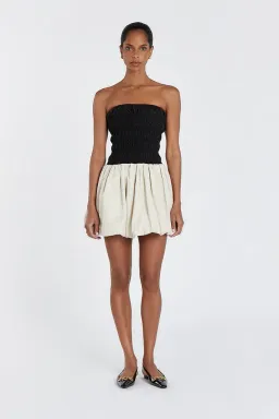 DISSH Stevie Mini Dress Black/Stone Size XS / AU 6 for rent on The Volte - image 1