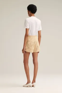 Scanlan Theodore Lace Bralette Size 10 & Shorts Size 10 & Loose Fit Jacket Size 6 Set Antique  for rent on The Volte - image 2