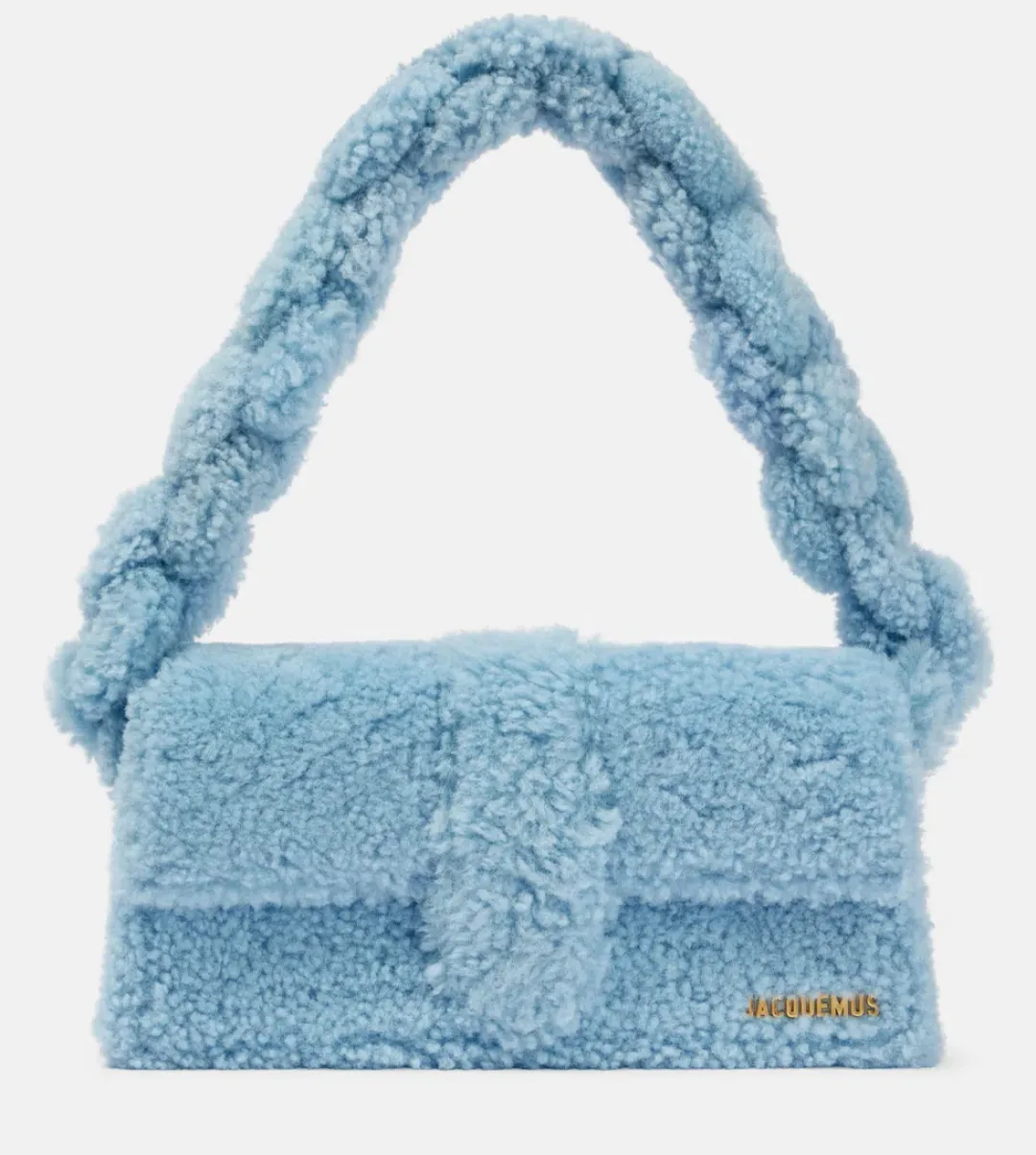 Jacquemus Le Bambidou Shearling Shoulder Bag for rent on The Volte - main image