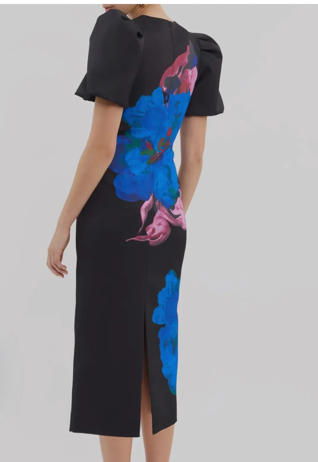 Rebecca Vallance Acid Bloom Midi Dress Floral Size 12 for rent on The Volte - main image