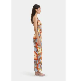 Sir The Label Avery V Neck Midi Dress in Camellia Print Size 4 / AU 14 for rent on The Volte - image 2