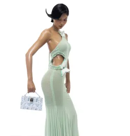 Huelley Rose Darya Dress in Green Size S / AU 4 for rent on The Volte - image 2