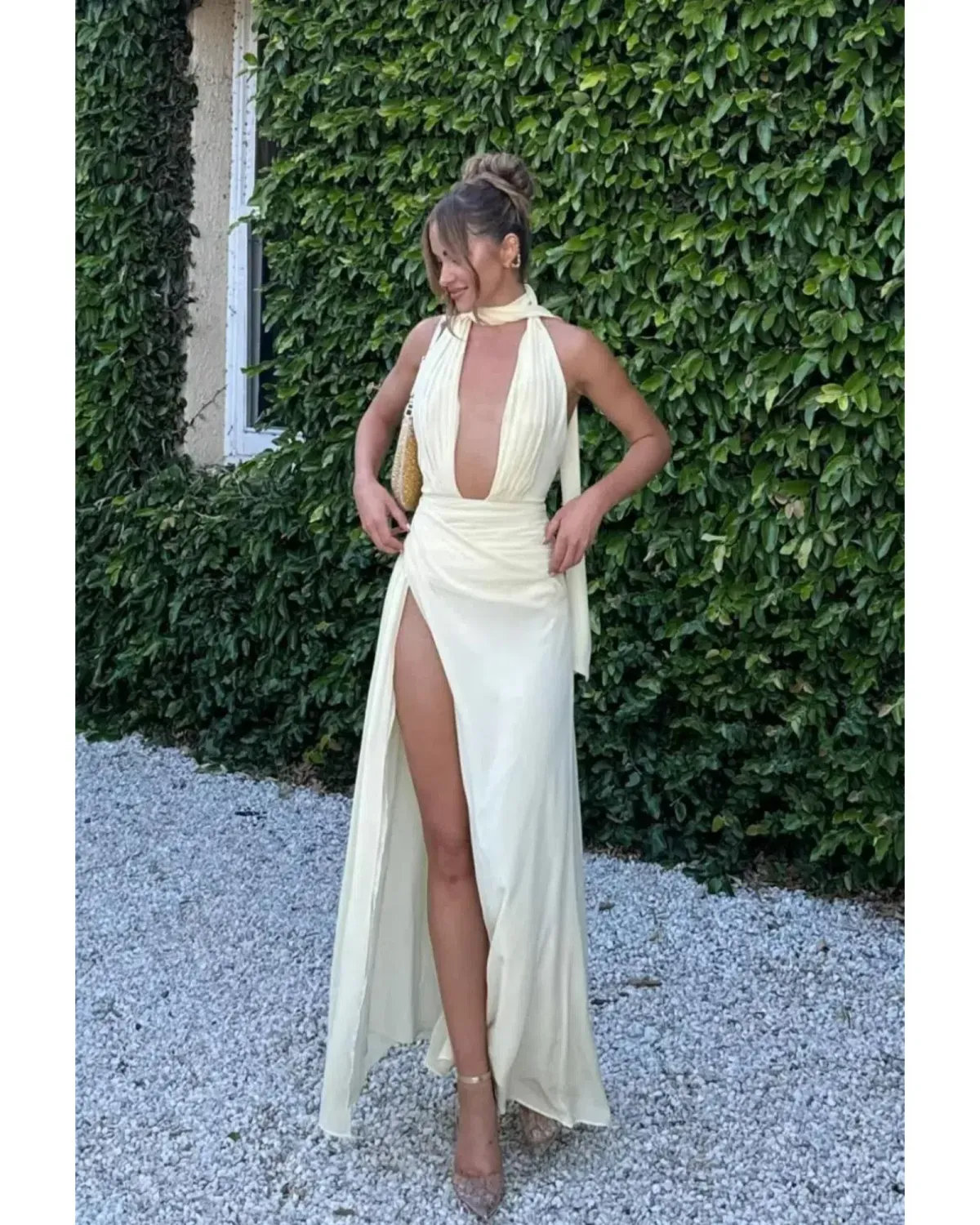 Calia Collection Antonia Dress Baby Yellow Size AU 6 for rent on The Volte - main image