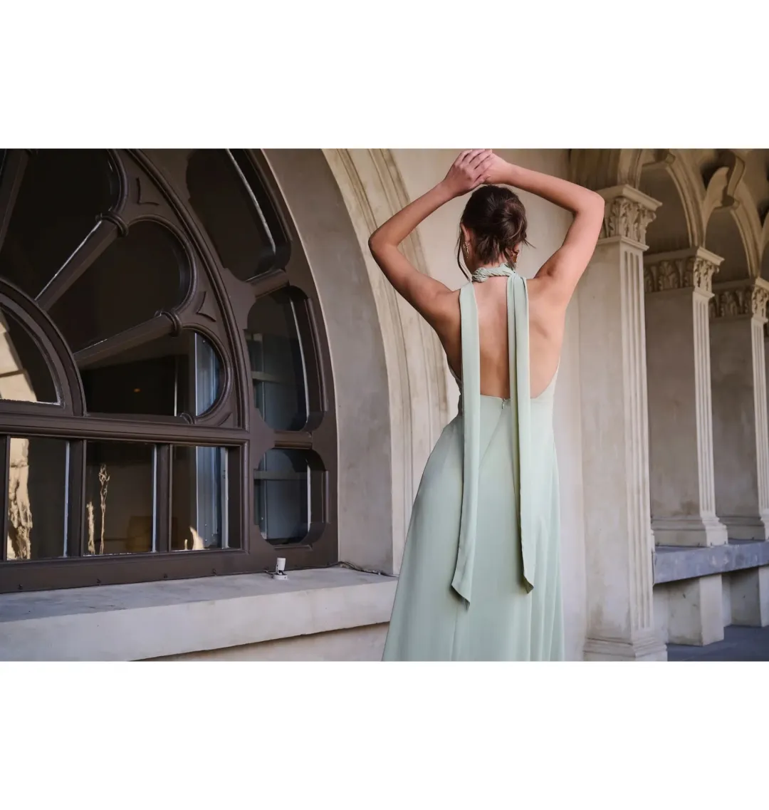 Calia Collection Antonia Dress Sage Size AU 8 for rent on The Volte - main image