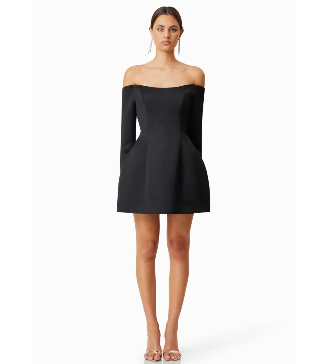 Elliatt Vida Dress Black Size M/Au 10 for rent on The Volte - main image