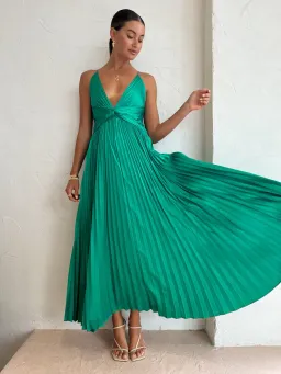 Issy Orla Dress Jade Size 8  for rent on The Volte - image 1