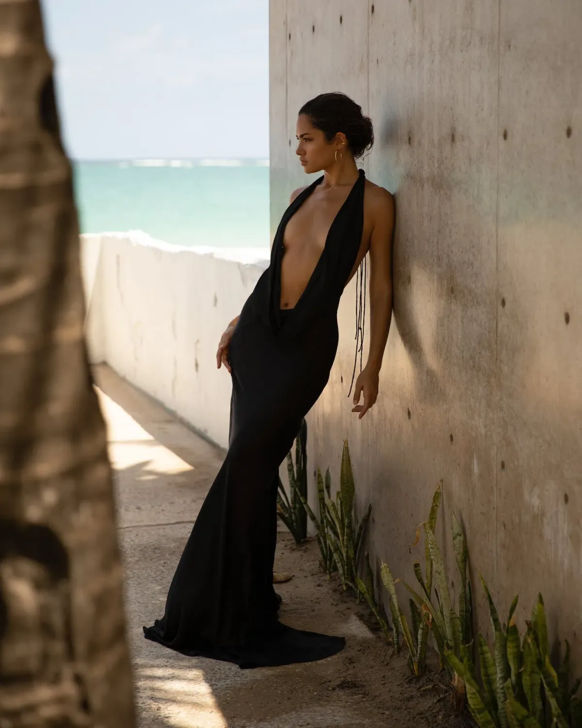 Rat & Boa Donyale Dress Black Size 8  for rent on The Volte - main image