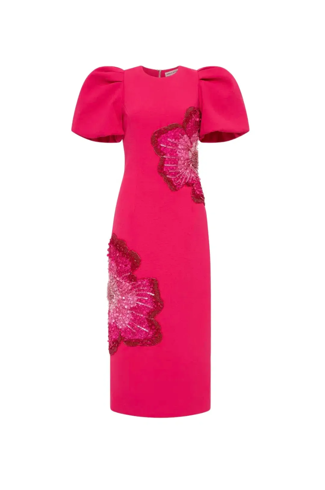Rebecca Vallance The Layana Midi Dress Raspberry Size 12 for rent on The Volte - main image