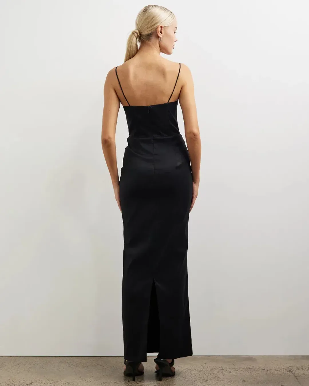 Elle Zeitoune Allison Maxi Dress Black Size 10  for rent on The Volte - main image