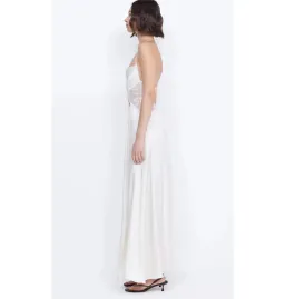 Bec & Bridge Santal Halter Maxi Dress Ivory Size AU 8 for rent on The Volte - image 3