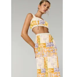 Winona Billie Crop and Skirt Set Print Size AU 12 for rent on The Volte - image 2