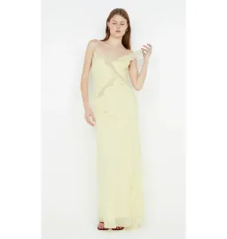  Bec & Bridge Knox Maxi Dress Icy Yellow Size AU 6 for rent on The Volte - image 3