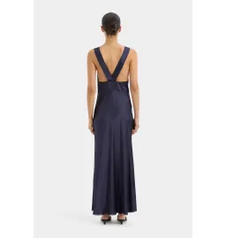 Sir the Label Aries Cut Down Gown Navy Size 3 / AU 12  for rent on The Volte - image 3