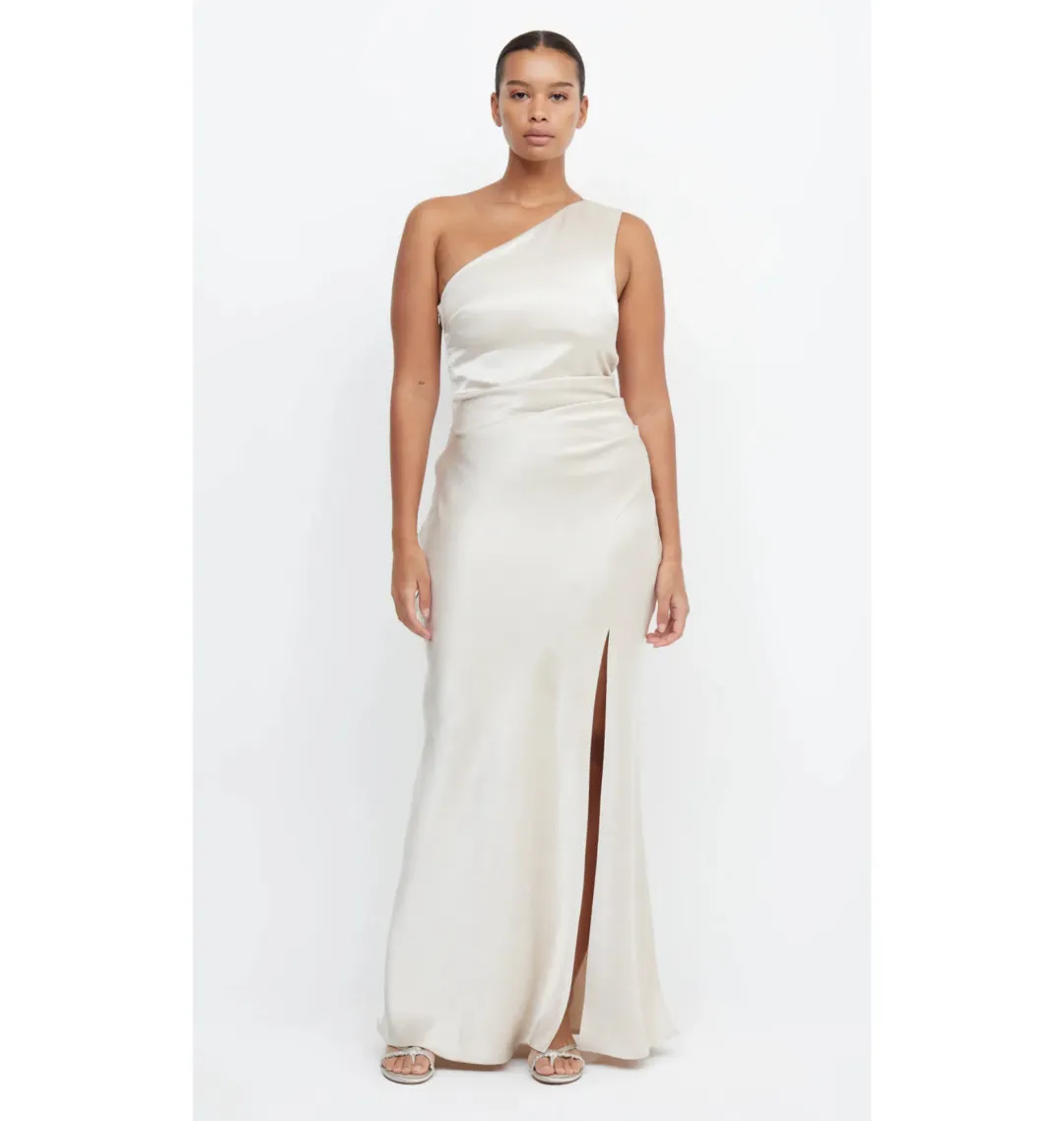 Bec & Bridge The Dreamer Asym Dress Sand Size AU 8 for rent on The Volte - main image