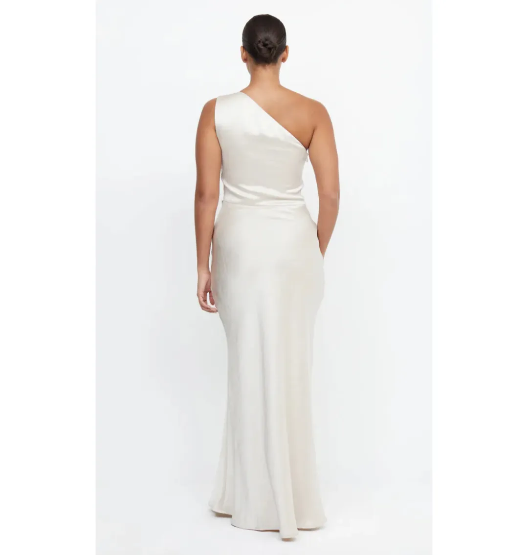 Bec & Bridge The Dreamer Asym Dress Sand Size AU 8 for rent on The Volte - main image