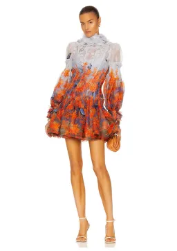 Zimmermann Botanica Mini Dress Wild Flower Size 1 / AU 10 for rent on The Volte - image 1