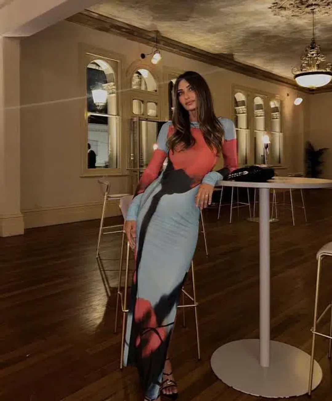 Rat & Boa Santino Maxi Dress Tulip Print Size S / AU 8 for rent on The Volte - main image