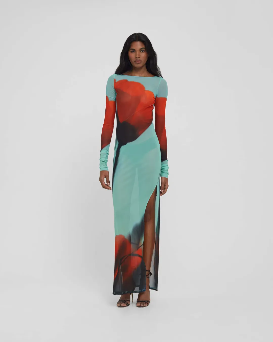 Rat & Boa Santino Maxi Dress Tulip Print Size S / AU 8 for rent on The Volte - main image