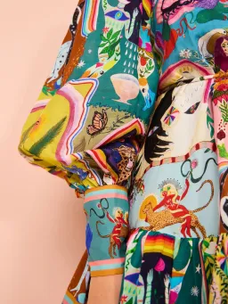 Alemais Evergreen Mini Dress Multi Size AU 10 for rent on The Volte - image 11