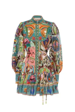 Alemais Evergreen Mini Dress Multi Size AU 10 for rent on The Volte - image 20