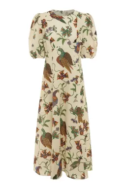 Alemais Birdie Midi Dress Print Size AU 10  for rent on The Volte - image 13