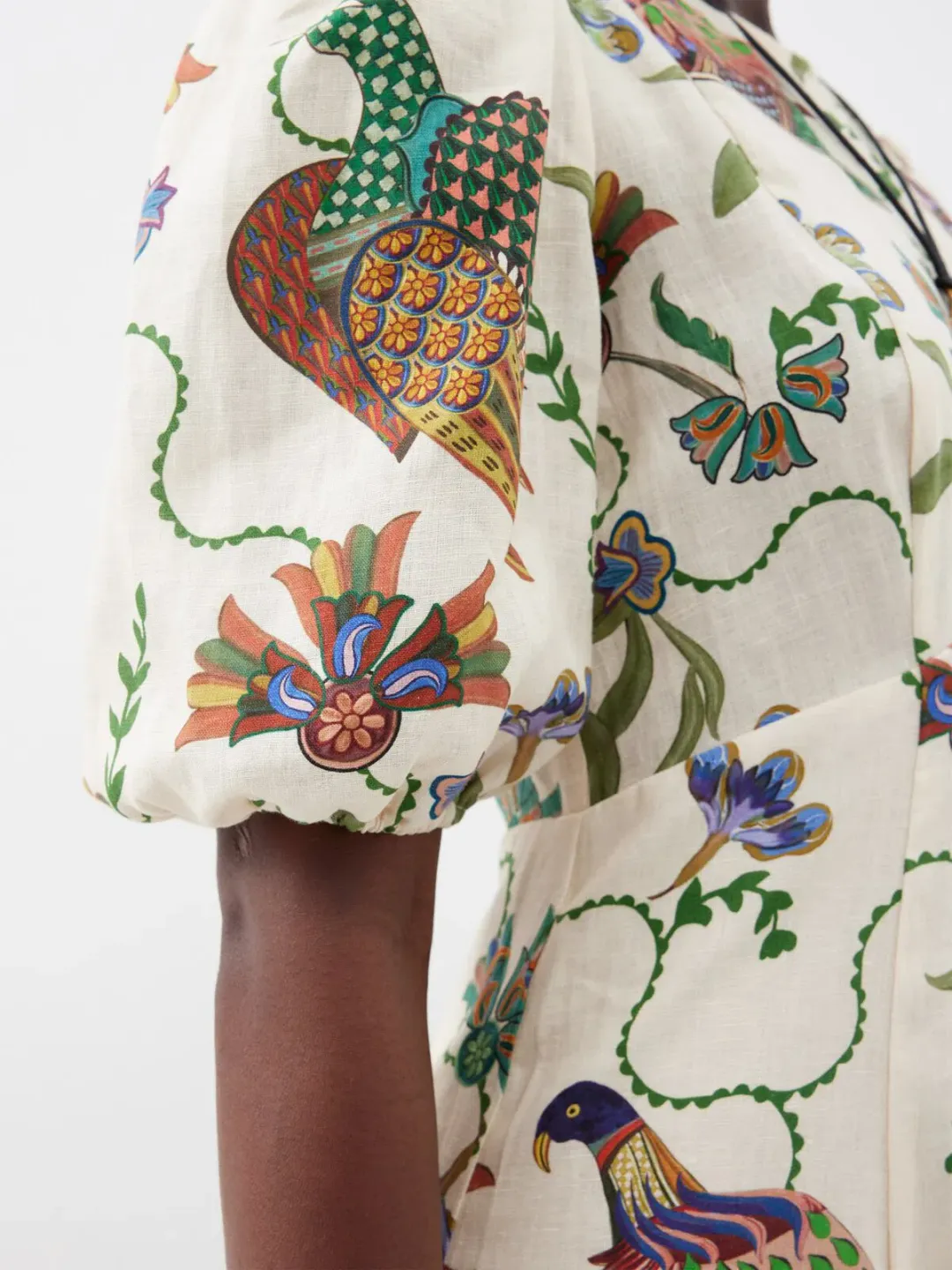 Alemais Birdie Midi Dress Print Size AU 10  for rent on The Volte - main image