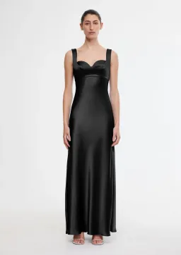 Acler Fagan Maxi Gown Black Size 8 for rent on The Volte - image 1