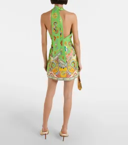 Alemais Pinball Mini Dress Green Multi Size AU 8 for rent on The Volte - image 11