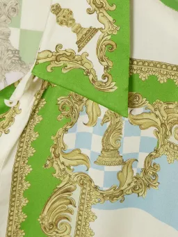 Alemais Checkmate Silk Shirtdress Multi Size AU 8 for rent on The Volte - image 32