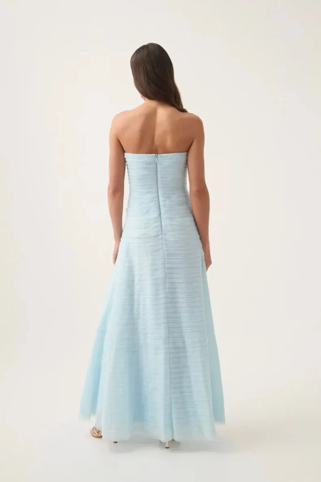 Aje Soundscape Maxi Dress Sea Breeze Size 6 for rent on The Volte - main image