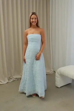 Aje Soundscape Maxi Dress Sea Breeze Size 6 for rent on The Volte - image 1