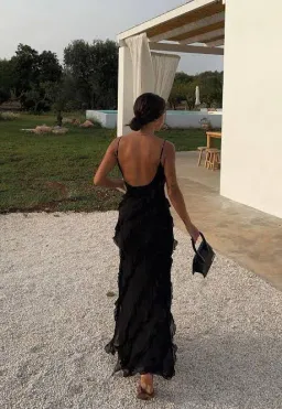 Rat and Boa Selena Dress in Black  Size XS / AU 6 for rent on The Volte - image 4