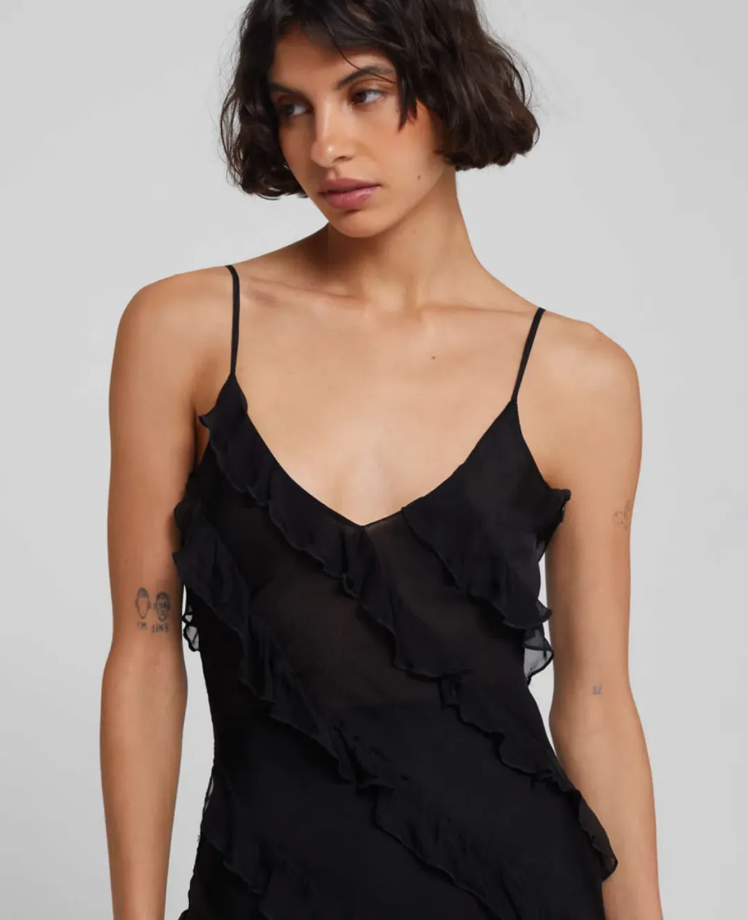 Rat and Boa Selena Dress in Black  Size XS / AU 6 for rent on The Volte - main image