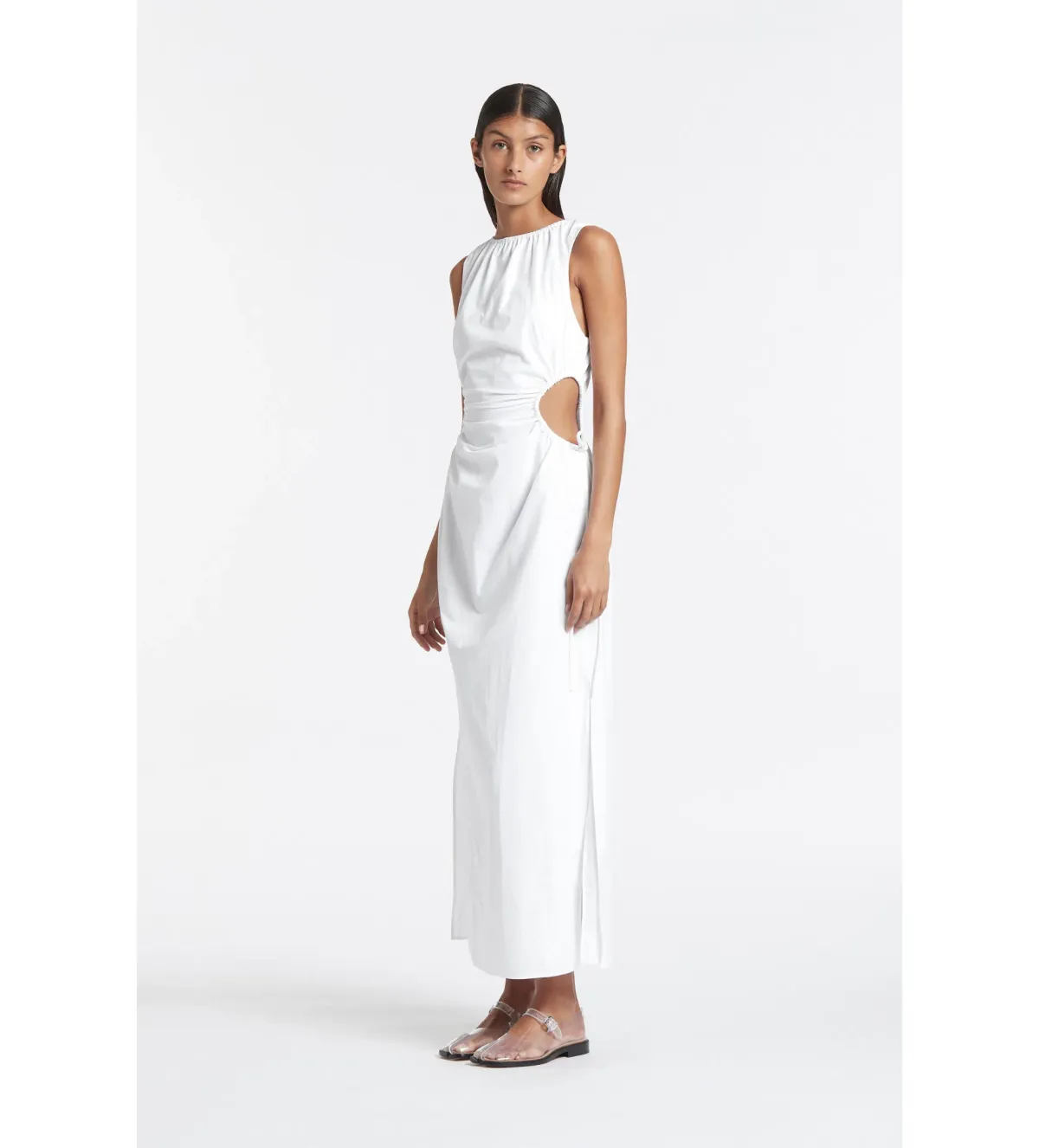 Sir the Label Cut Out Dress White  Size 8 for rent on The Volte - main image