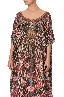 Camilla Liv A Little Silk Round Neck Kaftan Print One Size  for rent on The Volte - image 2