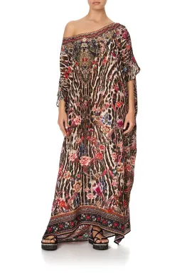 Camilla Liv A Little Silk Round Neck Kaftan Print One Size  for rent on The Volte - image 1
