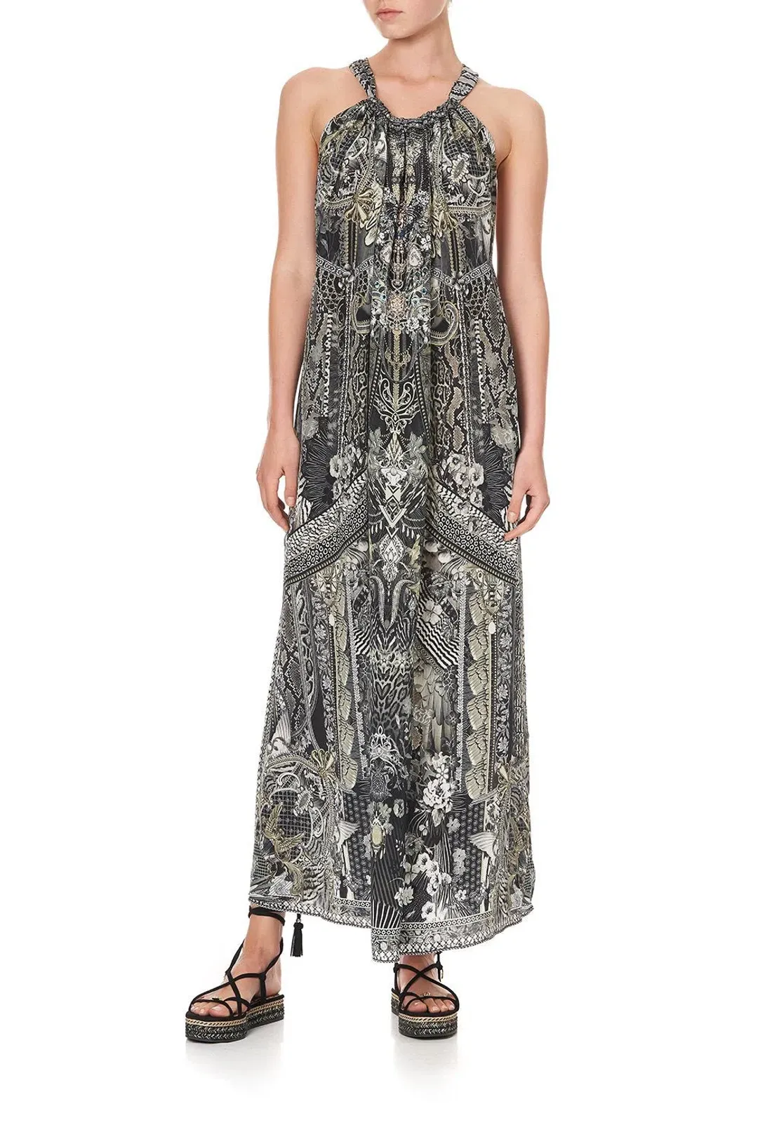 Camilla Drawstring Dress in One Tribe One Size  for rent on The Volte - main image