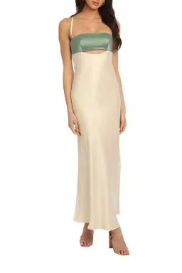 Bec & Bridge Carrie Maxi Dress Cream/Green Size 8 for rent on The Volte - image 2