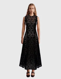 Lovaan Audrey Dress Black Size 10  for rent on The Volte - image 1