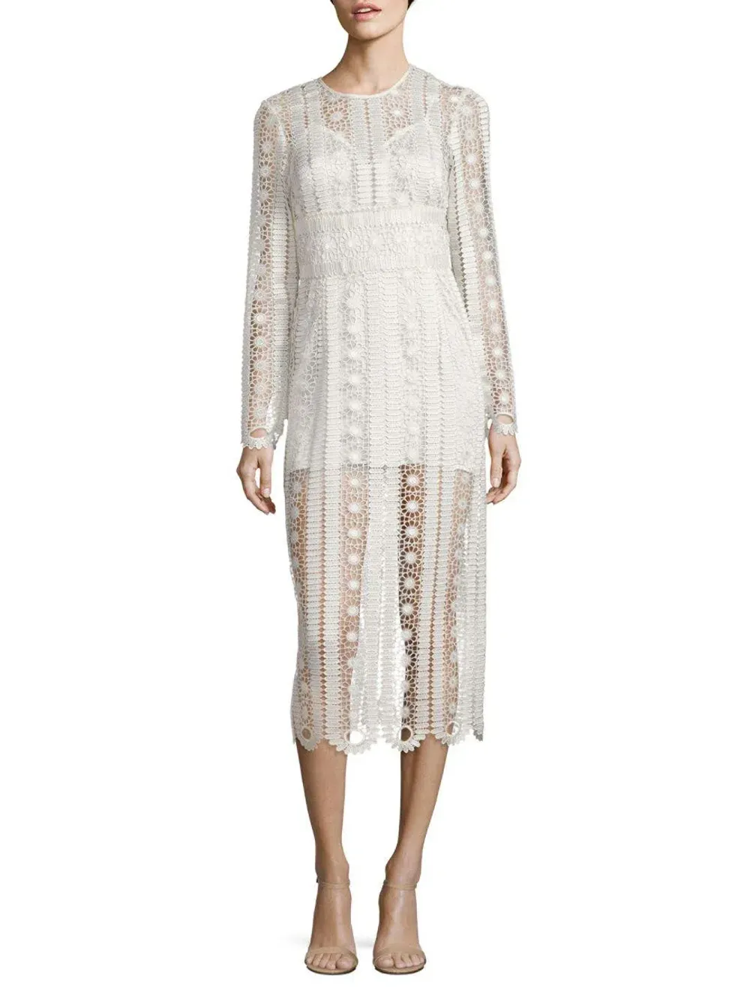 Alice McCall Diamond Dancer Like A Dream Lace Dress White Size 6 for rent on The Volte - main image