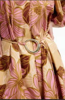 Kinney Elle Puff Sleeve Maxi Dress Rosa Floral Size XXL / AU 16 for rent on The Volte - image 5