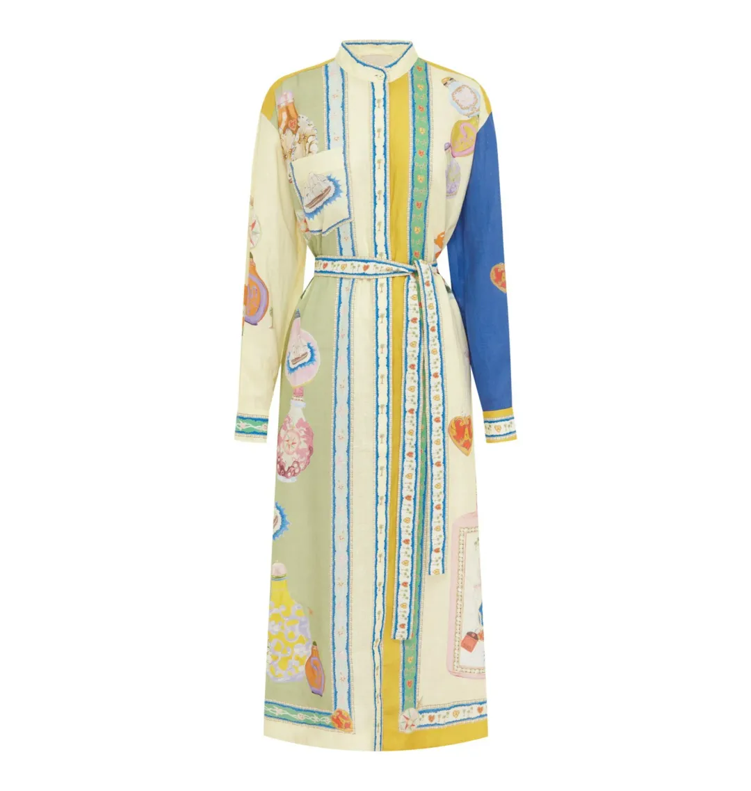 Alemais Elixer Maxi Dress Multi Size AU 8 for rent on The Volte - main image