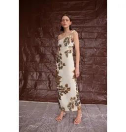 Sir the Label Evalita Twist Midi Dress Pine Valley Size 3 / AU 12 for rent on The Volte - image 5