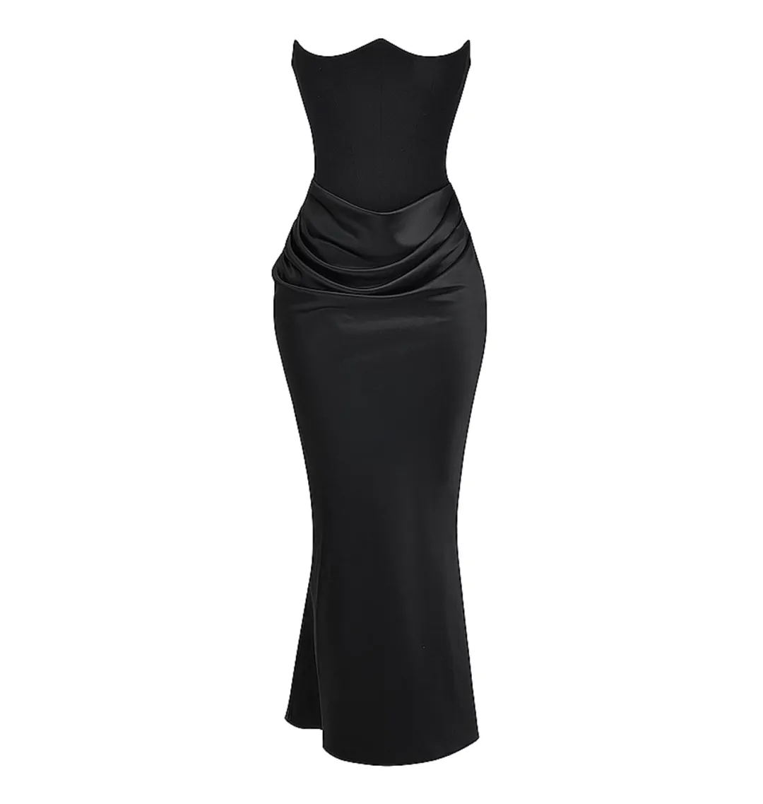 House Of CB Persephone Dress Black Size XS / AU 6 for rent on The Volte - main image
