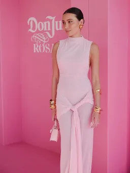 Effie Kats Roza Maxi Dress in Petal Pink Size S / AU 8 for rent on The Volte - image 2