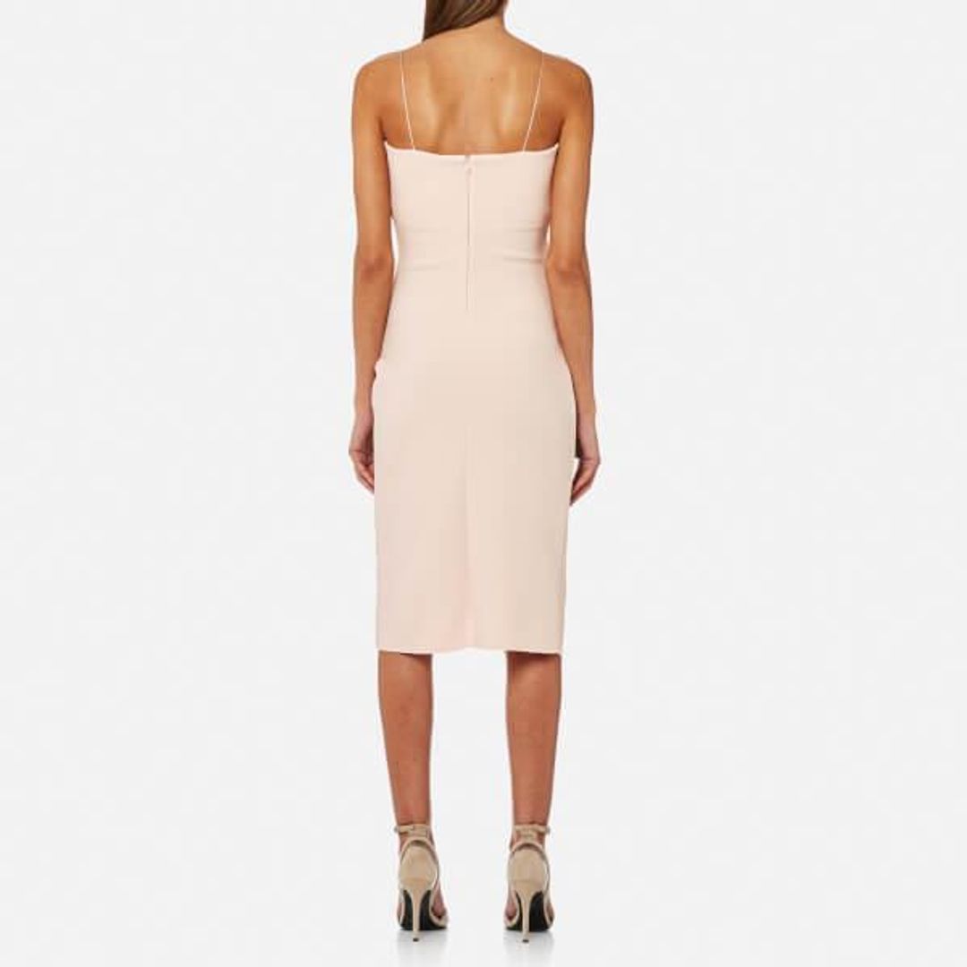 Bec & Bridge Auriele Midi Dress Blush Size AU 10 for rent on The Volte - main image